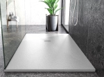 Receveur de douche grande taille Extra plat, Largeur 60 à 240 cm x 60 à 140 cm, dix couleurs aux choix, Résine anti glissant PN22, finition ardoise, LIVRAISON OFFERTE et rapide
